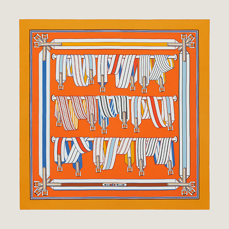 Les Sangles Finesse scarf 140 | Hermès Singapore
